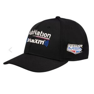 NWT New The Game Helio Castroneves Auto Nation SiriusXM Black Baseball Cap/Hat